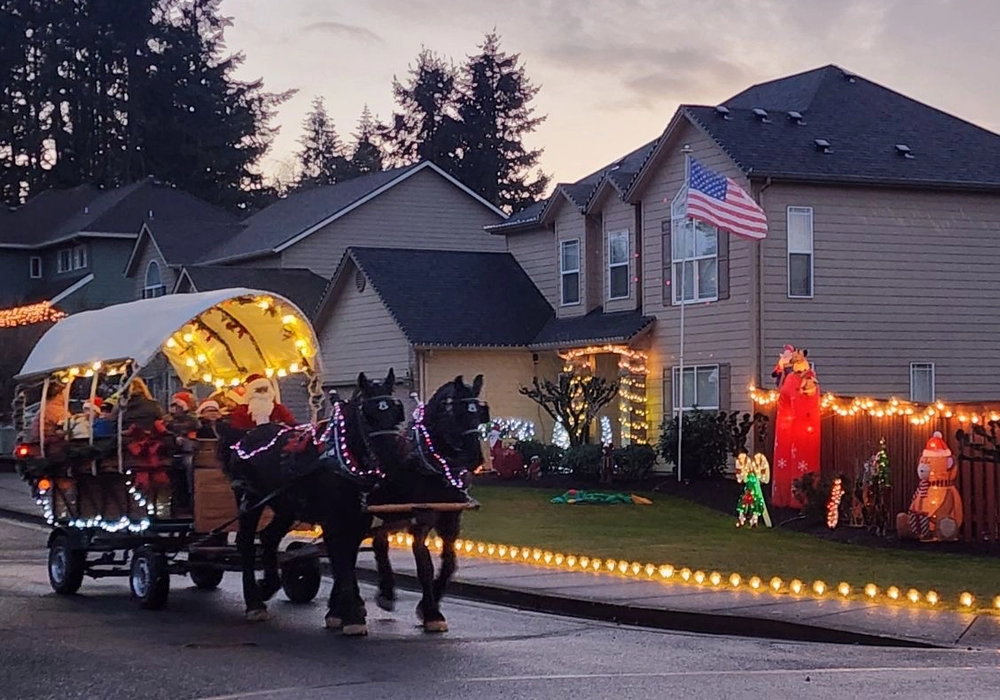 Christmas Light rides-Sublimity Oregon